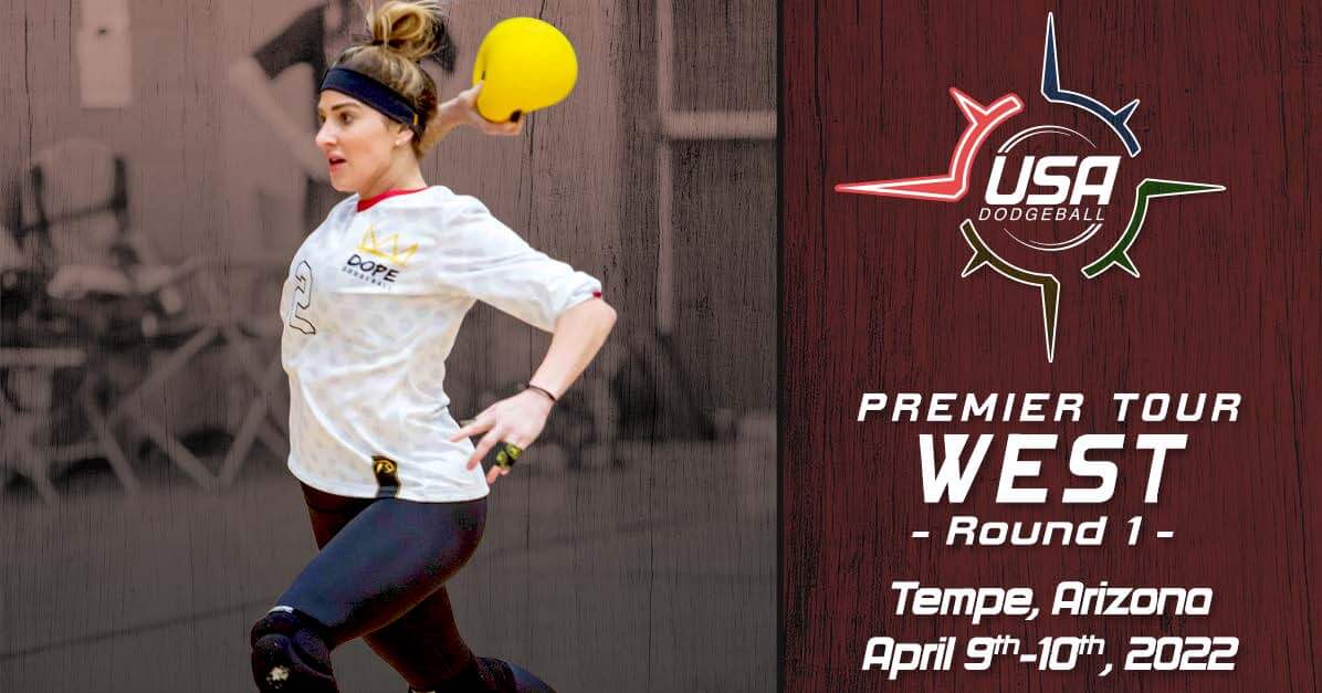 USA Dodgeball Hosts First West Coast Tournament In Tempe, Arizona as Part of its Premier Tour