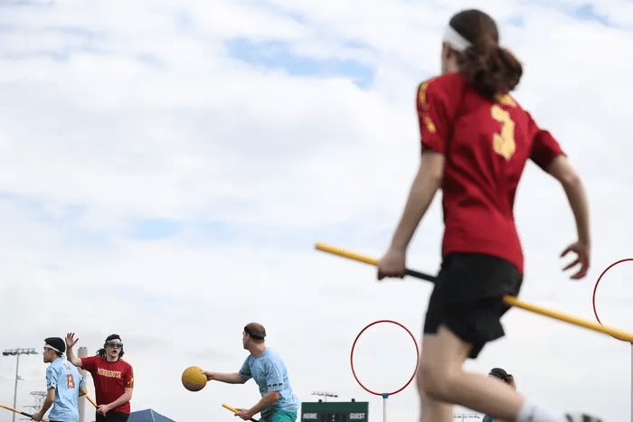 Quadball, the sport formerly known as quidditch, comes to Conshy for its first championship with a new name