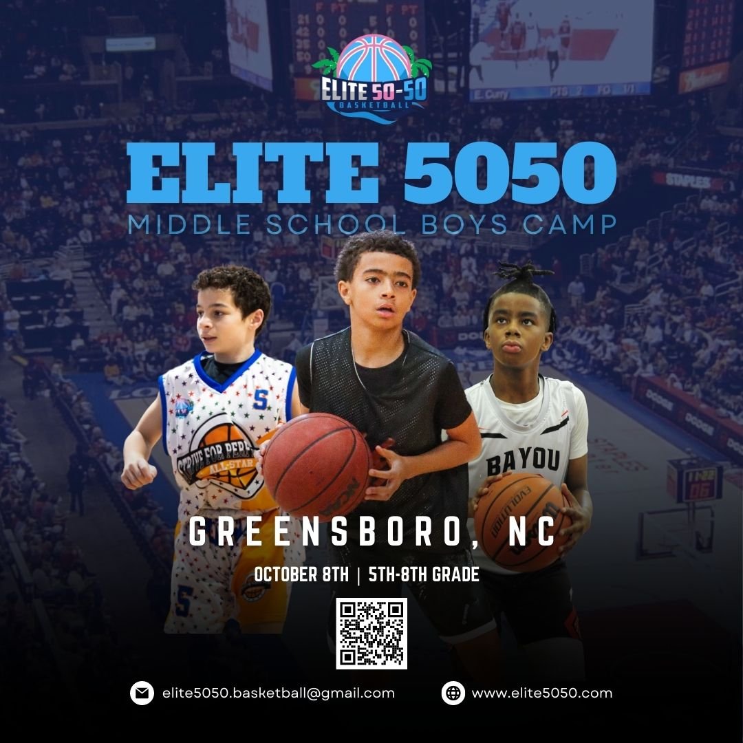 Upcoming Event: Elite5050 Basketball Camp (Middle School)