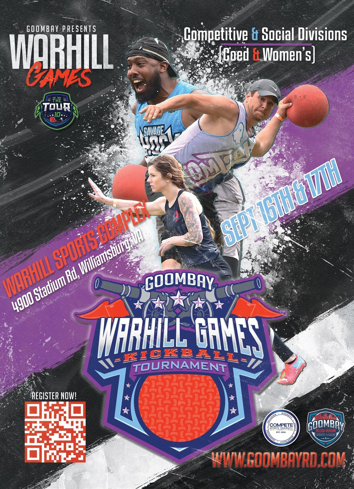 Join us for our National WarHill Games Kickball Tournament!