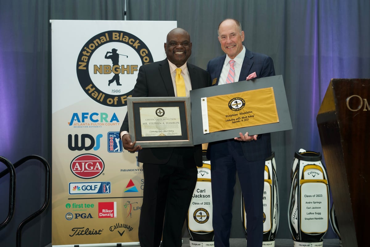 Executive Director Stephen Hamblin inducted into National Black Golf Hall of Fame