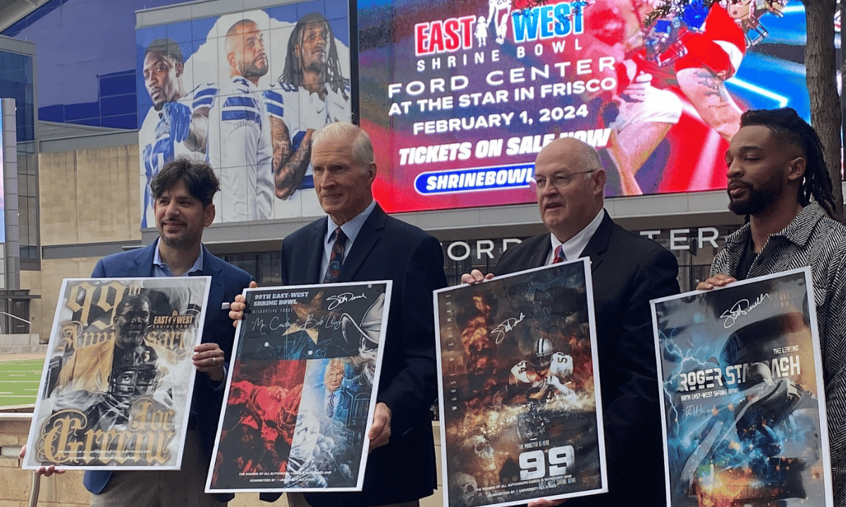 The East-West Shrine Bowl Unveil One-Of-A-Kind Football Trading Cards
