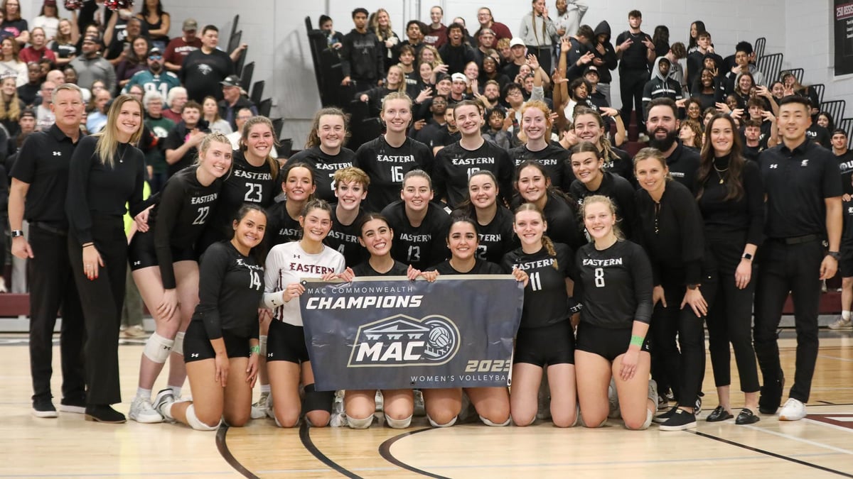 Eastern University Volleyball Claims Third MAC Commonwealth Title