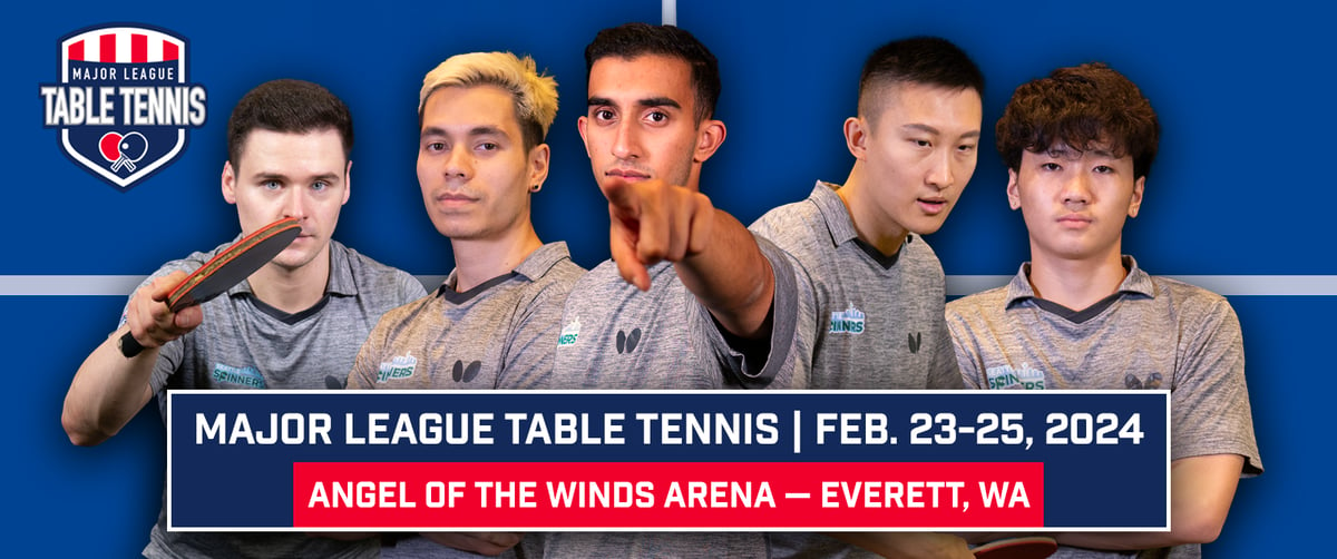 Major League Table Tennis is heading to Everett, WA!