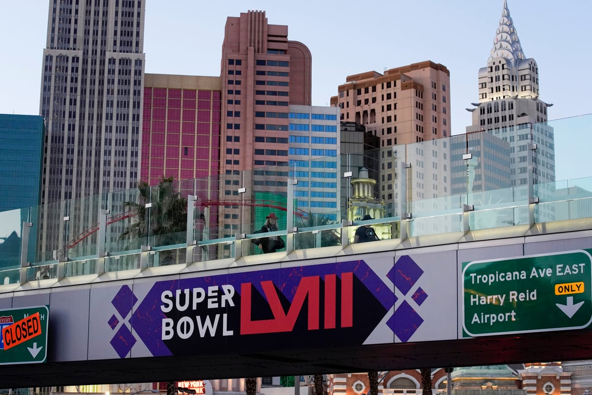 Las Vegas is Ready for its Super Bowl Close-Up
