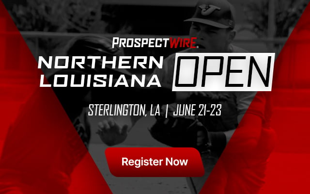 Sterlington Sports Complex to host Prospect Wire Baseball this June!