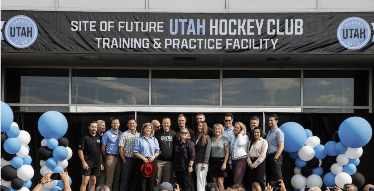 Utah Hockey Club Breaks Ground on New Training Facility Down at Sandy South Town