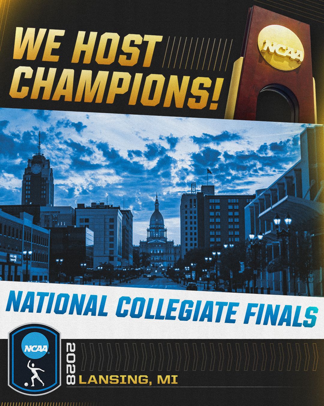 Greater Lansing Selected to Host Two Major NCAA Championship Events