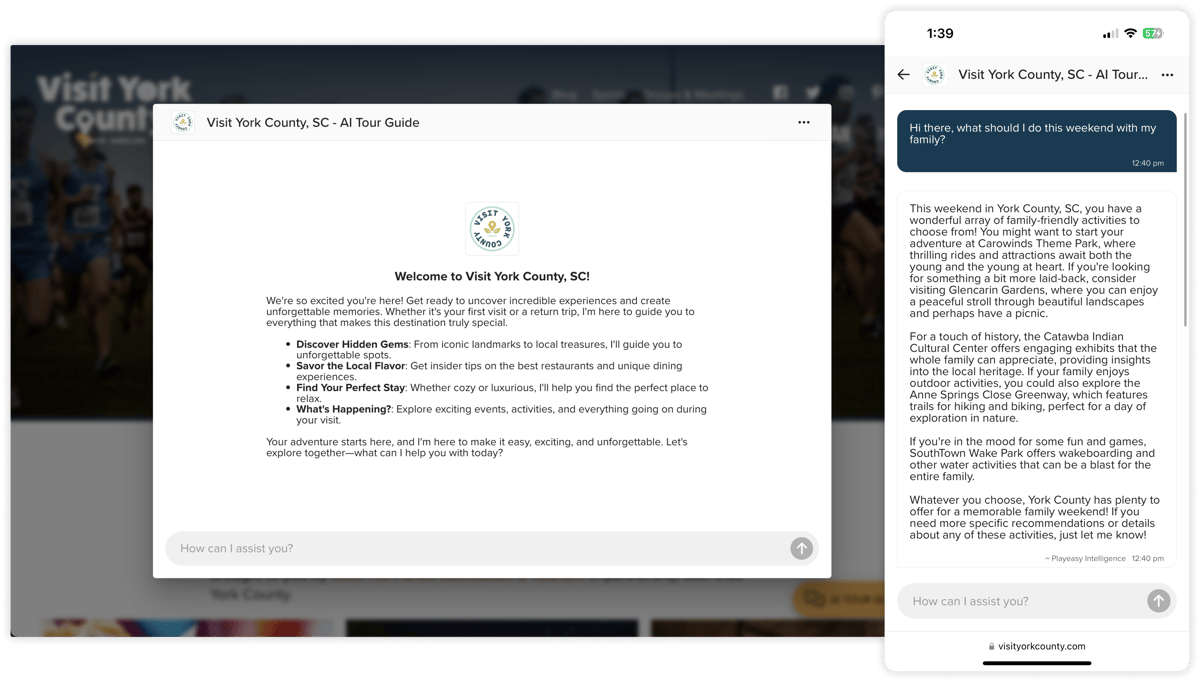 Playeasy Intelligence Part 1 is LIVE: Introducing The AI Tour Guide for Destinations!