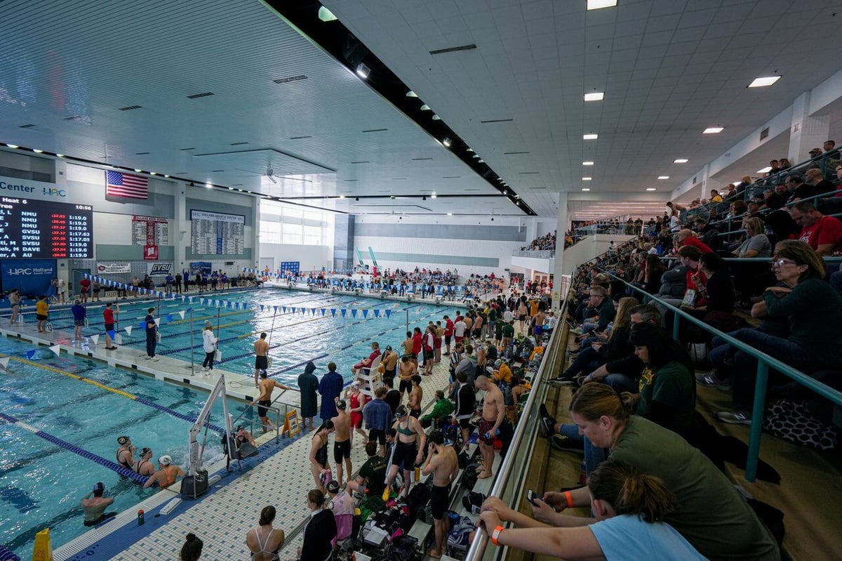 The 2025 GLIAC Championships Begin Today at the Holland Aquatic Center