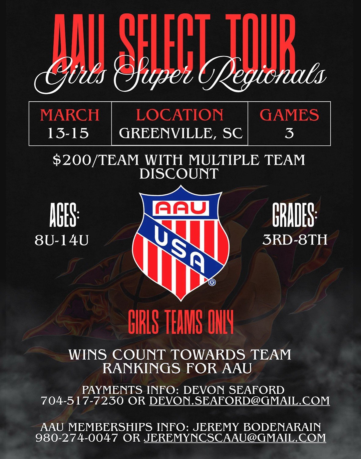 AAU Select Tour Girls Basketball Super Regionals 