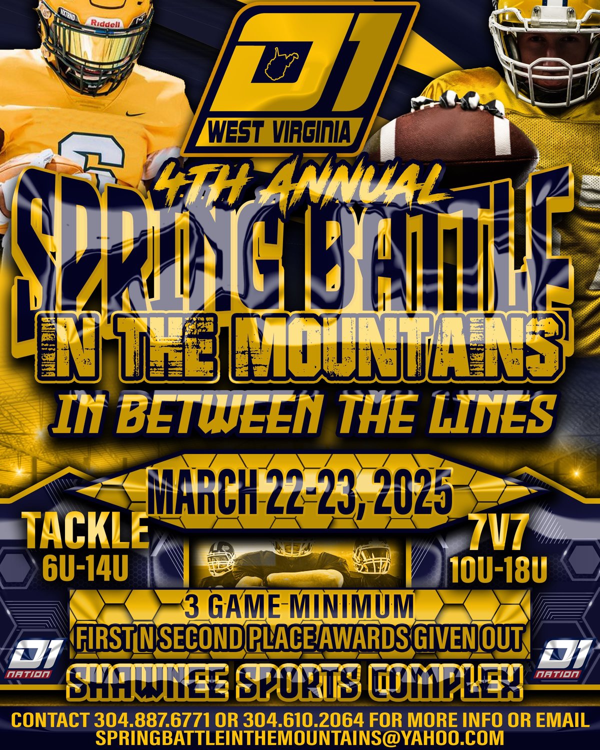 D1 Nation presents 4th annual Spring Battle In The Mountains