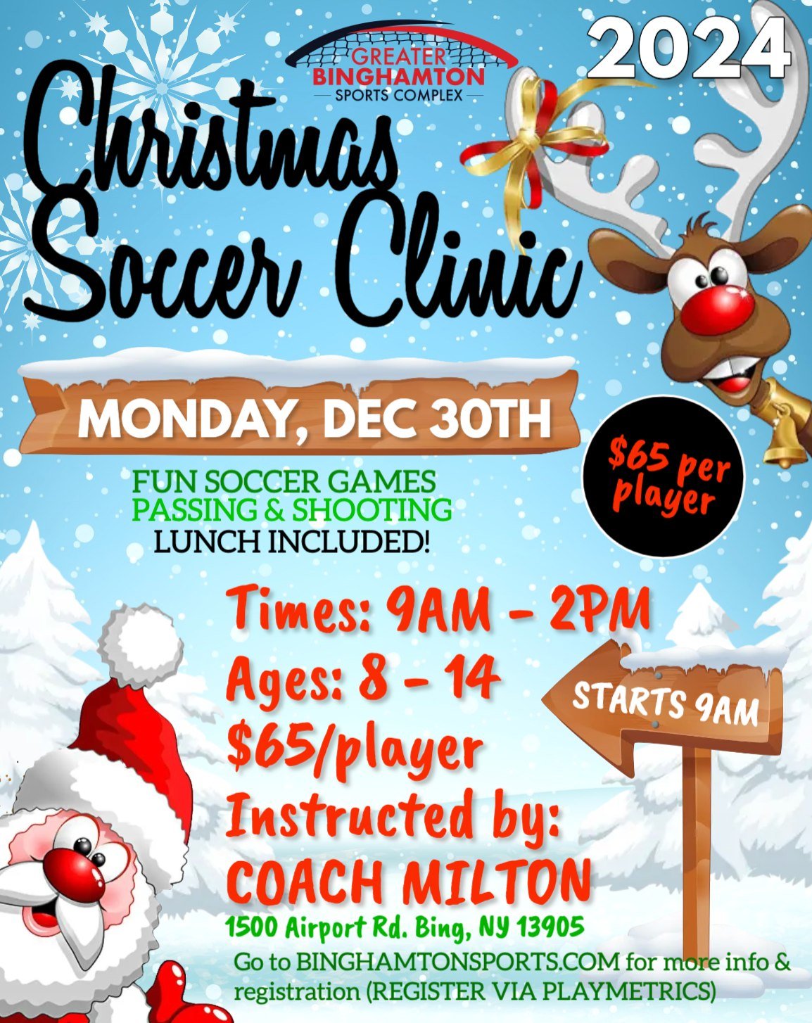 Soccer Christmas Clinic