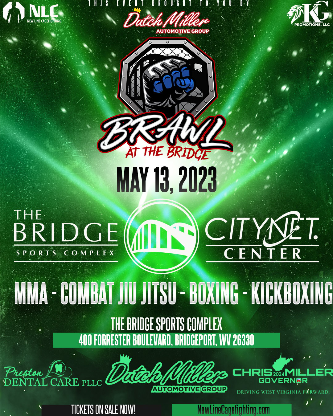 New Line Cagefighting 16 Brawl at the Bridge Playeasy