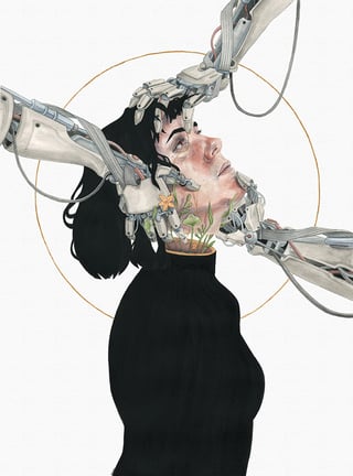 Dead Internet by Grand Rapids Artist, C.R. Warner