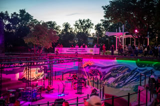 Fish Ladder Music Park at the Brenke Fish Ladder