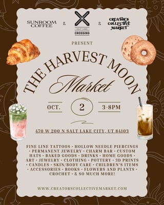 Creator's Collective x Sunroom Coffee x SLX Harvest Moon Market