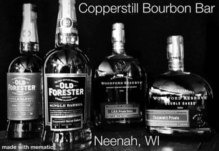 Copperstill Bourbon Bar