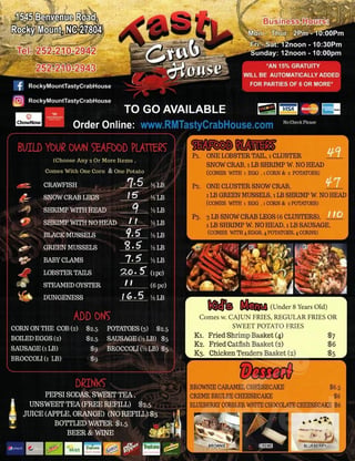 Tasty Crab House - Rocky Mount