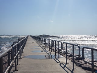 North Packery Channel Beach