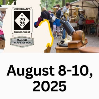 Antique Yard Sale Trail 2025-Michigan's Thumbcoast