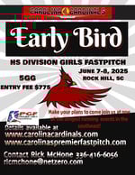 Carolina Cardinals Early Bird Invitational