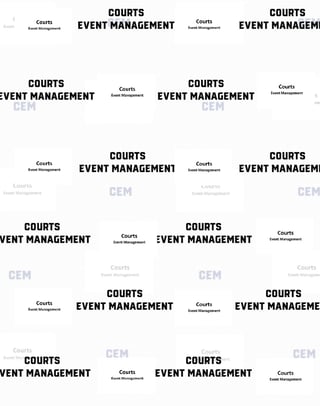 Courts Event Management