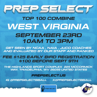Prep Select Top 100 Combine WV