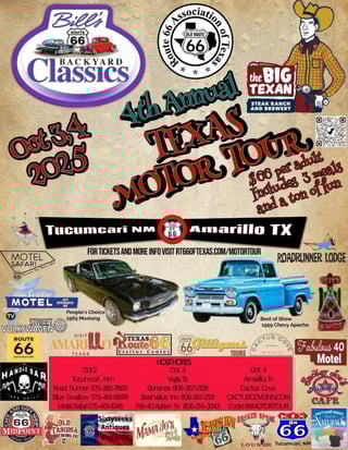 4th Annual Texas Motor Tour
