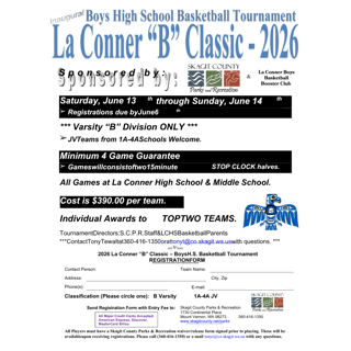 La Conner "B" Classic ( Boys High School) 2026