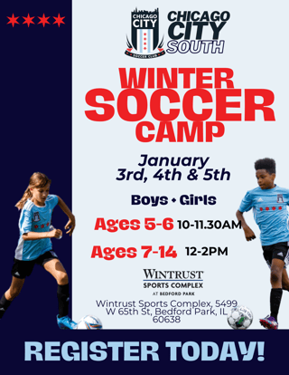 Chicago City Soccer Club - Winter Soccer Camp