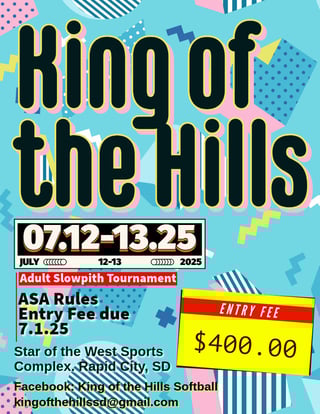 King of the Hills Softball Tournament