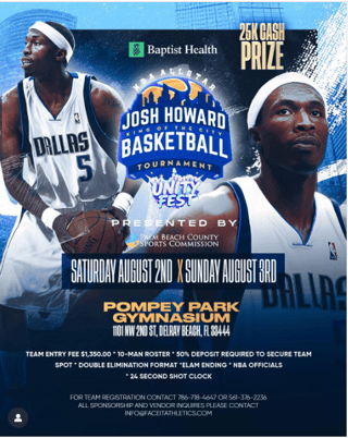 NBA Josh Howard King of The City Basketball Tournament & Festival
