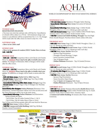 Cowboy Mounted Shooting World Championships 