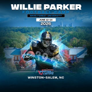 Sports International Football Camp with Former Steeler Willie Parker - Winston-Salem, North Carolina
