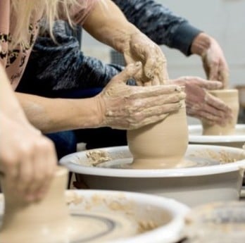 Wheel Throwing Class at Glazed