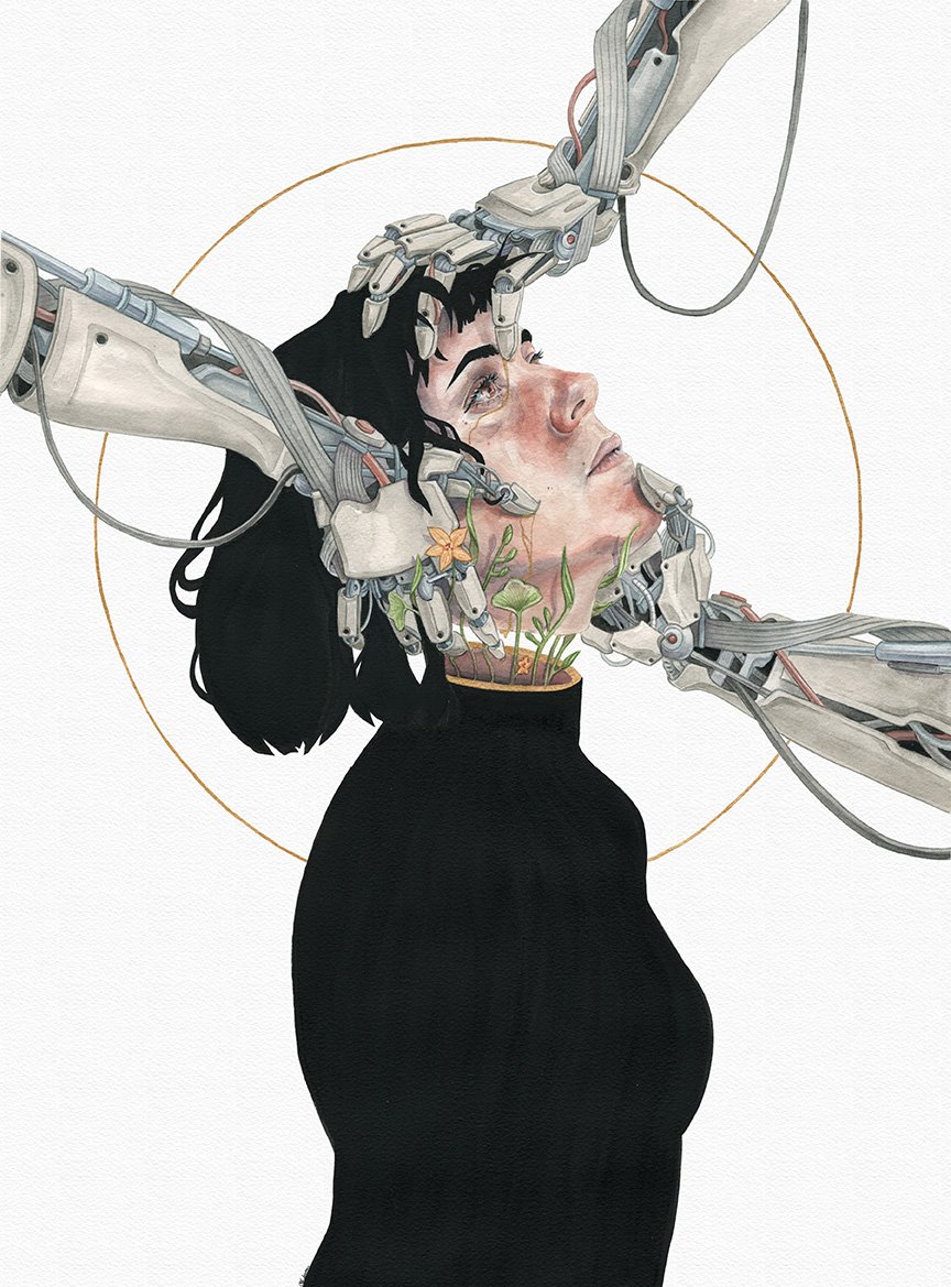 Dead Internet by Grand Rapids Artist, C.R. Warner