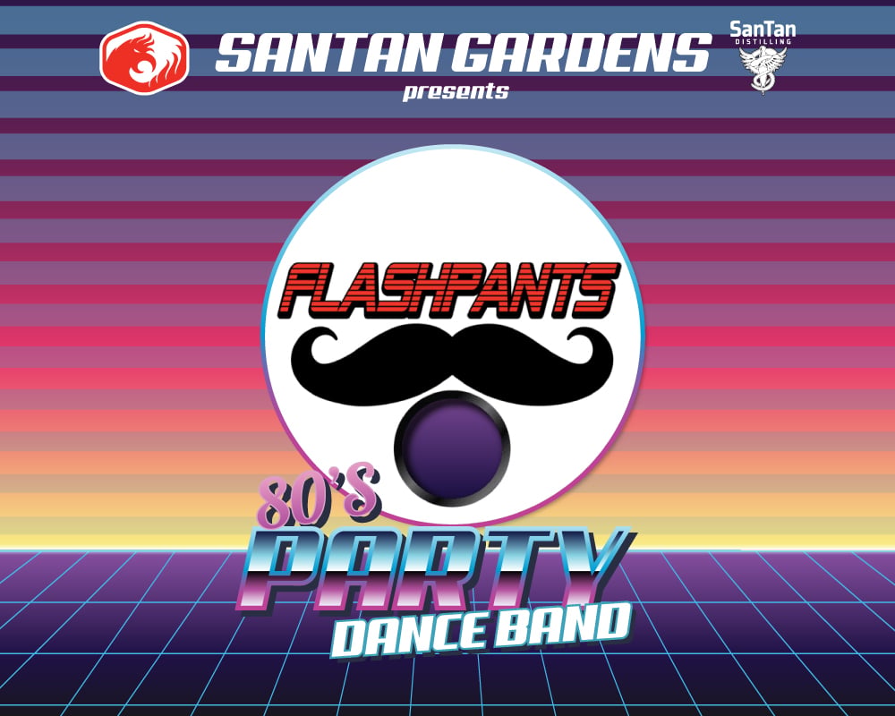 An 80's Party with Flash Pants at SanTan Gardens