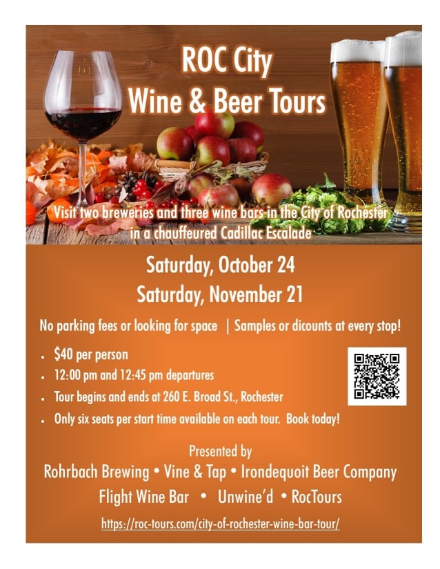 Roc City Wine & Beer Tours