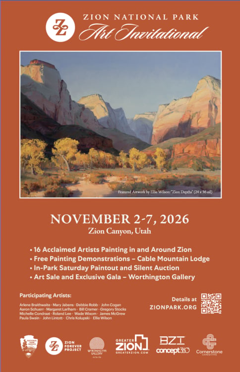 2026 Zion National Park Art Invitational