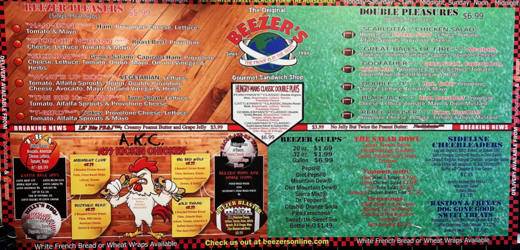 Beezer's Gourmet Sandwich Shop