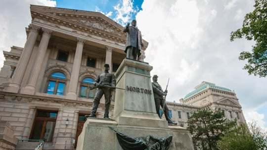 Statue of Oliver P. Morton