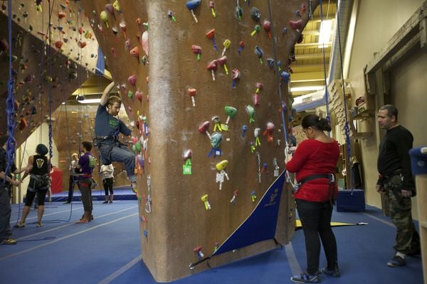 River Rock Climbing