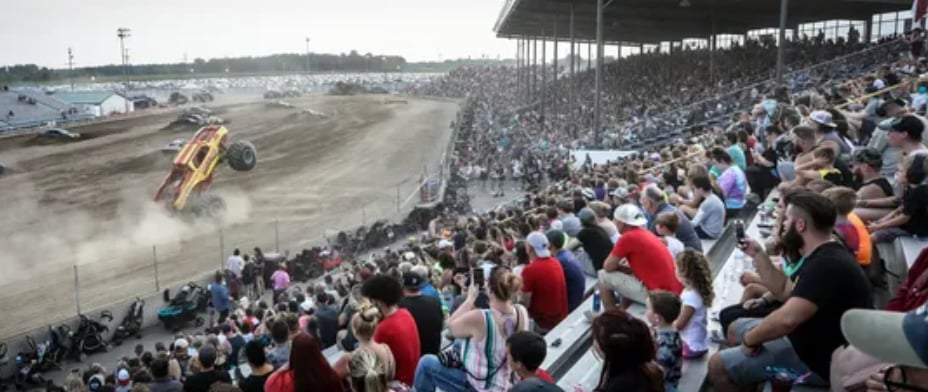 Monroe County Fair Grounds Outdoor Grandstands