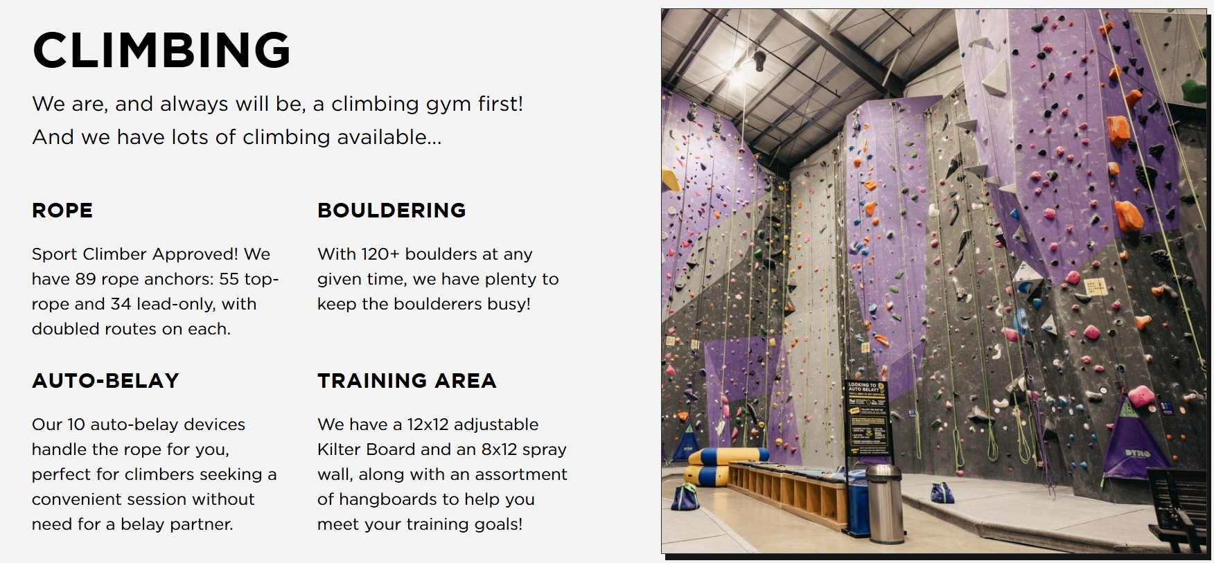 Dyno Detroit Climbing