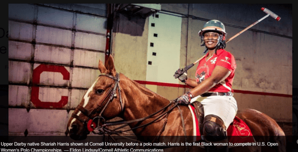 Upper Darby native becomes first Black woman to compete in U.S. Open Women’s Polo Championships