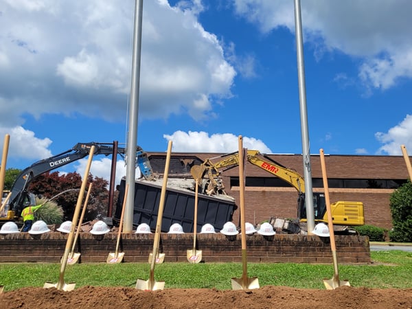 Historic Tanglewood Park Golf Course Groundbreaking on New Clubhouse!