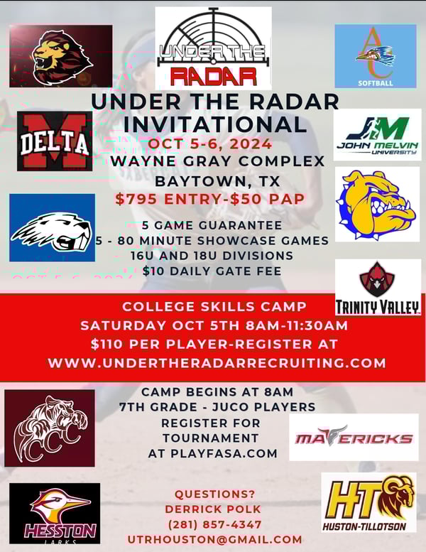 🏆 **Under the Radar Invitational Comes to Baytown this October** 🏆