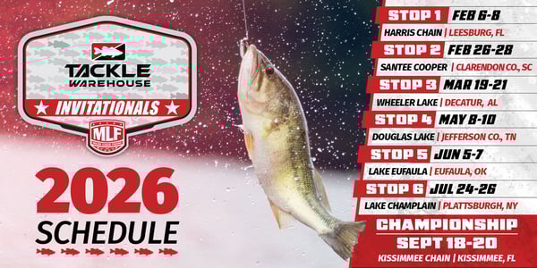 Decatur-Wheeler Lake a Part of MLF 2026 Tackle Warehouse Invitationals