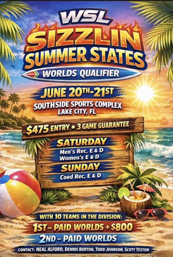 WSL Sizzlin Summer States World Qualifier